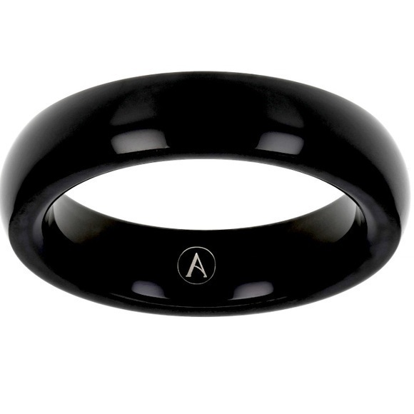 Jewelry - Black Stainless Steel High Polish 5mm Band
Ring Size 9